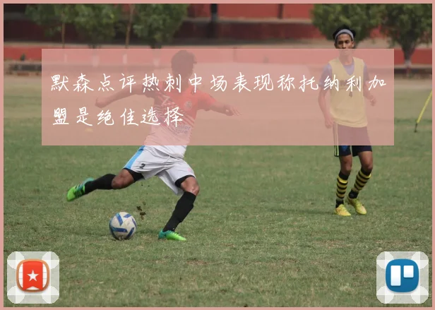 默森点评热刺中场表现称托纳利加盟是绝佳选择